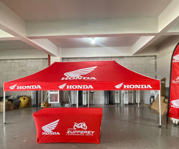 20ft 40mm hex frame with 600D full print